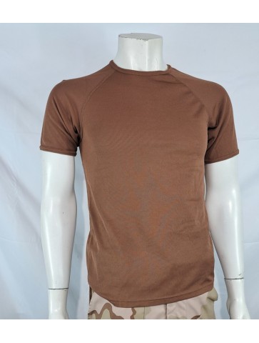 Genuine Surplus Dutch Army Wicking Brown T-Shirt...