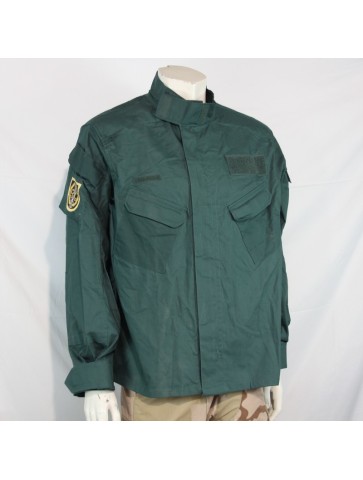 Genuine Surplus Spanish Police Combat Shirt Bottle Green...