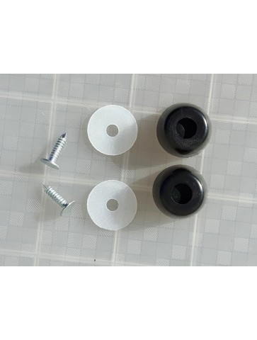 Luggage Feet Rucksack Feet Plastic Round Replacement Bobbles Luggage (LP)