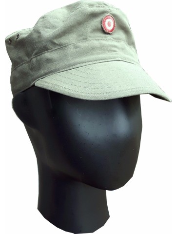 GS VINTAGE AUSTRIAN ARMY OLIVE RIPSTOP FATIGUE / BASEBALL CAP ARMY HATS CAPS