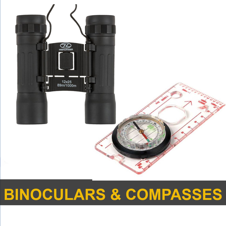 O Binoculars & Compasses