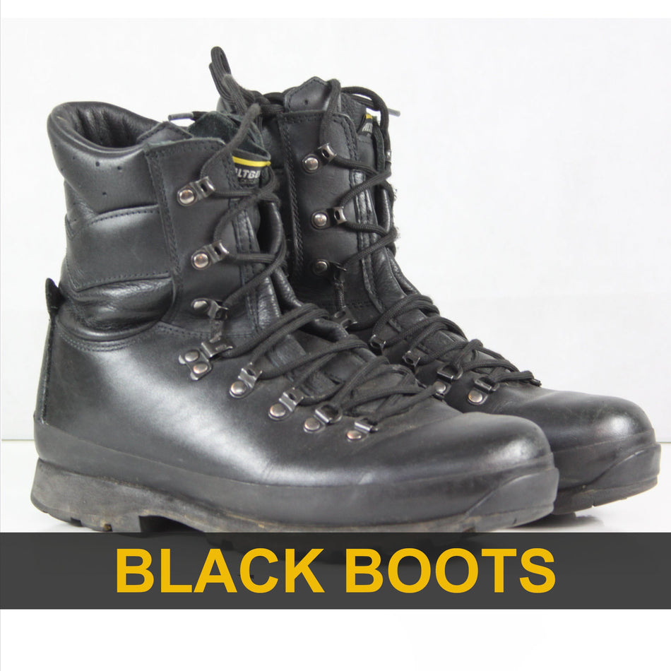 M Black Boots