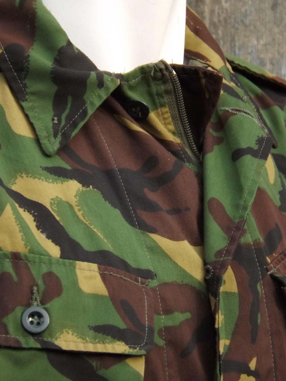 Genuine Surplus British Tropical Shirt Camouflage Jacket Combat Lightweight