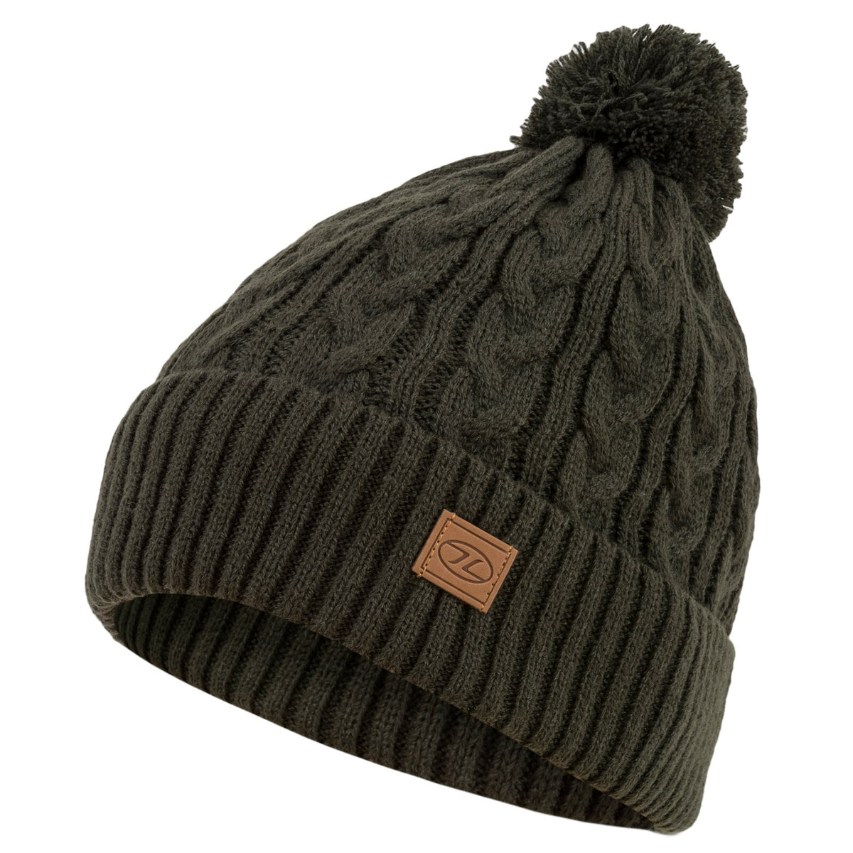 Knitted Bobble Hat Ski Thermal Winter Warm Fleece Lin Green Black Grey Red Yello