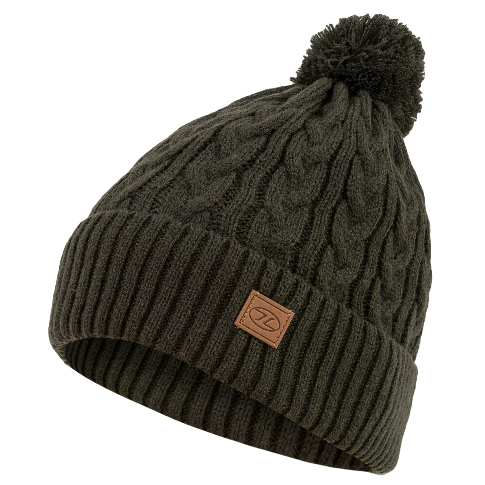 Knitted Bobble Hat Ski Thermal Winter Warm Fleece Lin Green Black Grey Red Yello