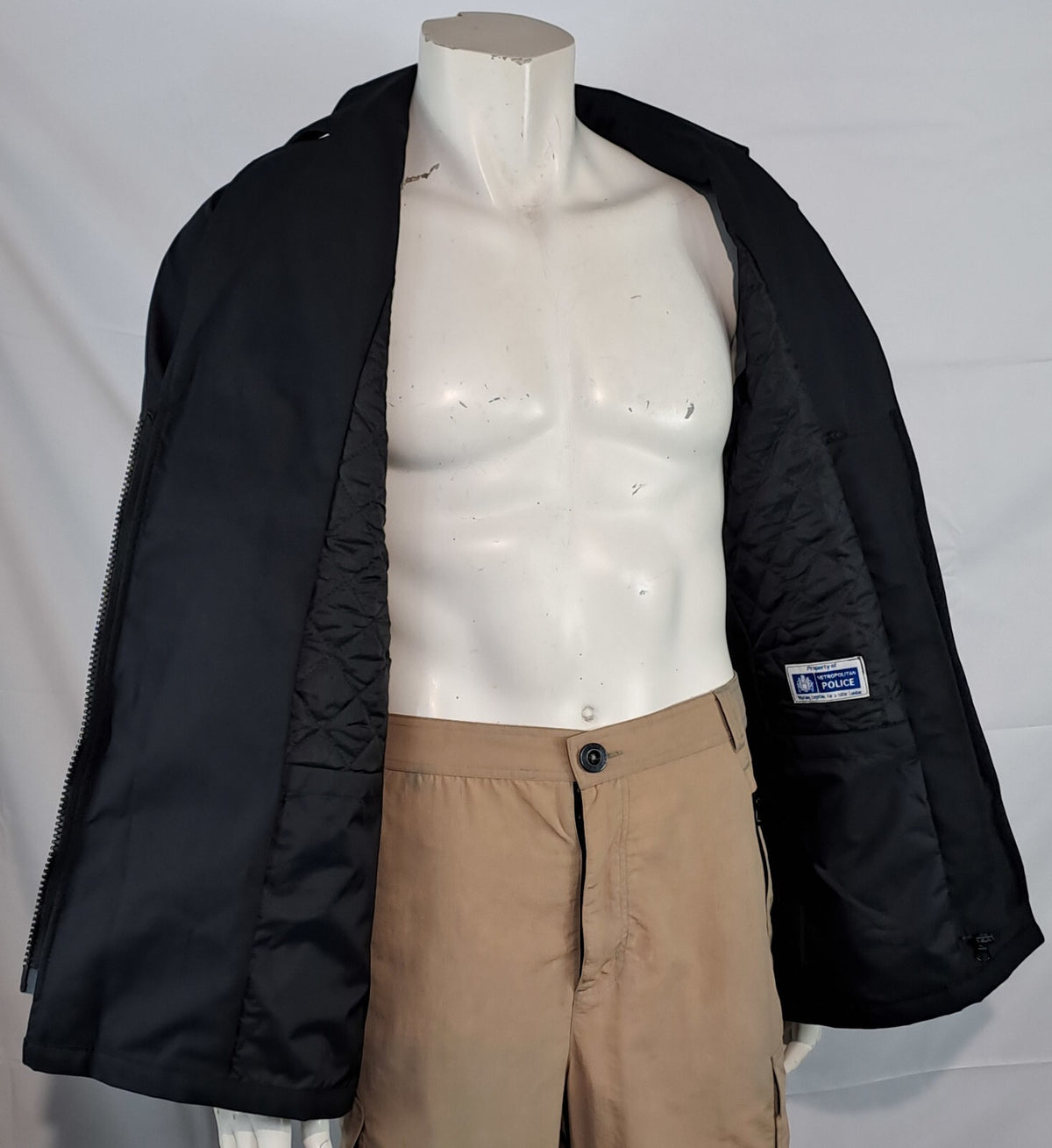 Genuine Surplus British Police Waterproof Breathable Quilted Jacket Winter
