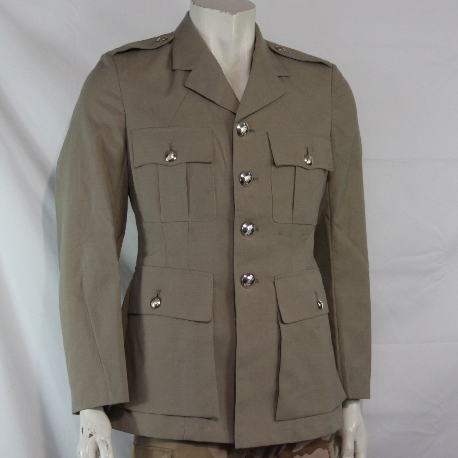 Smart Uniform Jacket British No4 Dress Army Surplus Beige G2 38" Chest (3495