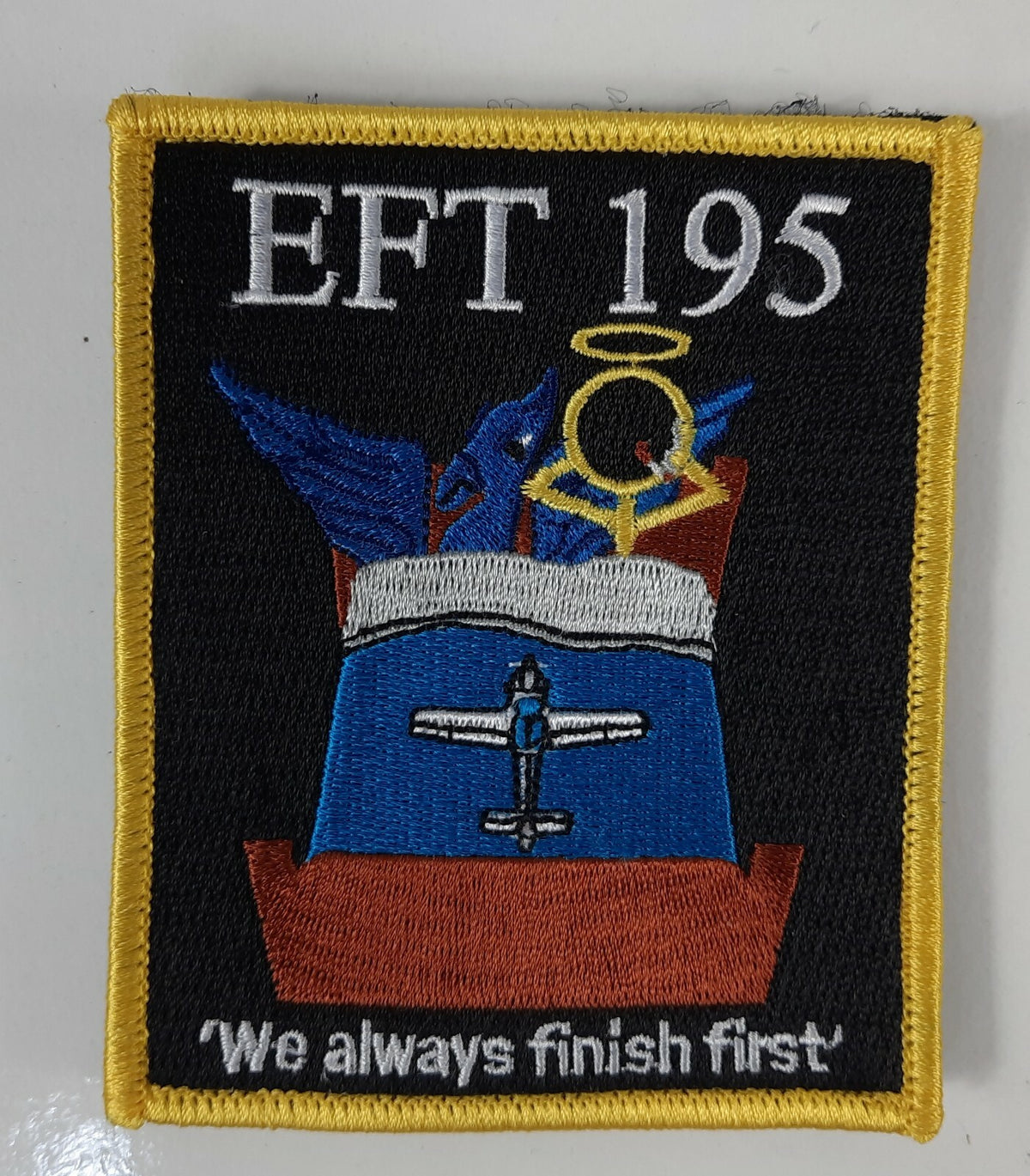 Factory Overrun RAF EFT195 Tutor Course Embroidered Patch 100x80mm