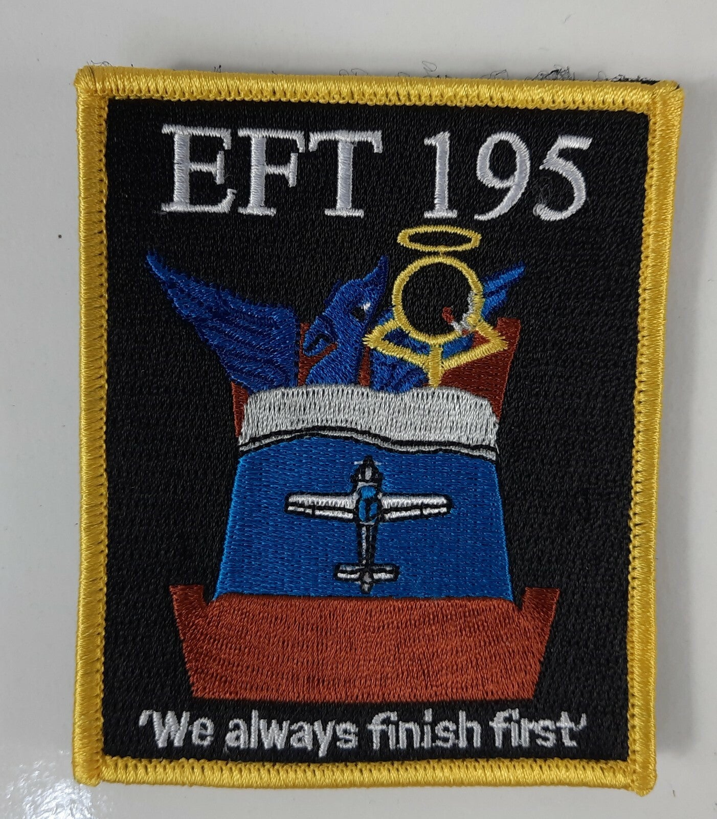 Factory Overrun RAF EFT195 Tutor Course Embroidered Patch 100x80mm