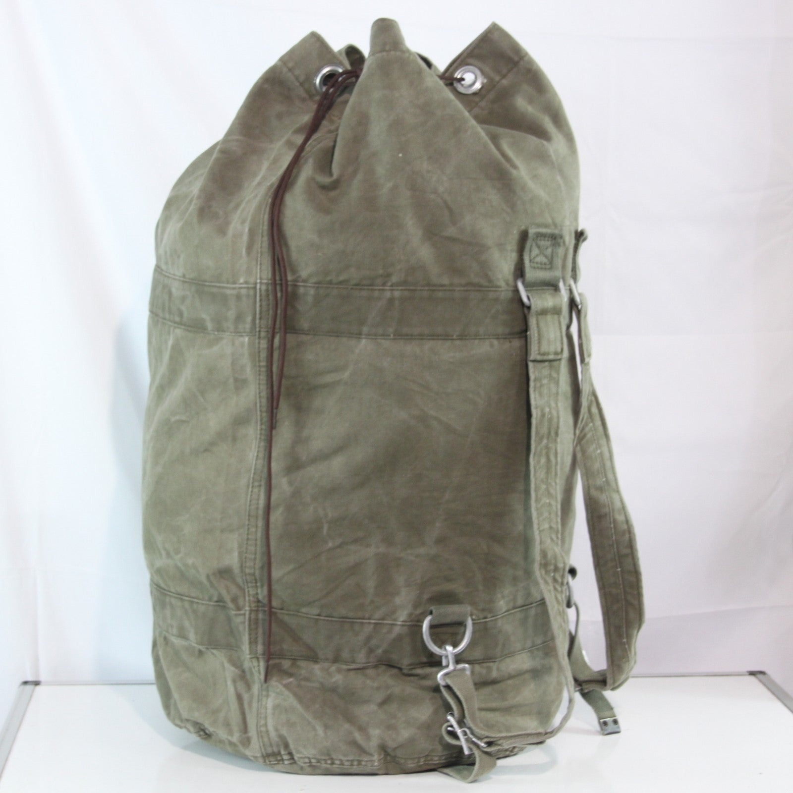 Vintage German Army Kit Bag Sea Sack Canvas Bag Genuine Surplus (4329)