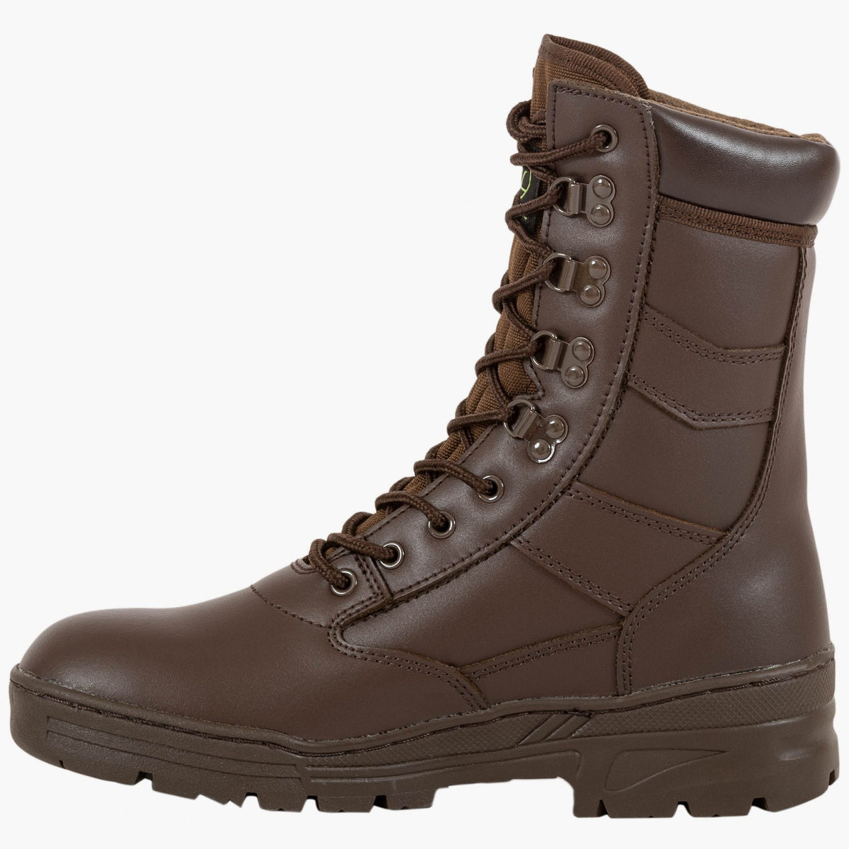 Highlander Delta All Leather Brown Patrol Boot Combat Boot Rubber Sole Cadets
