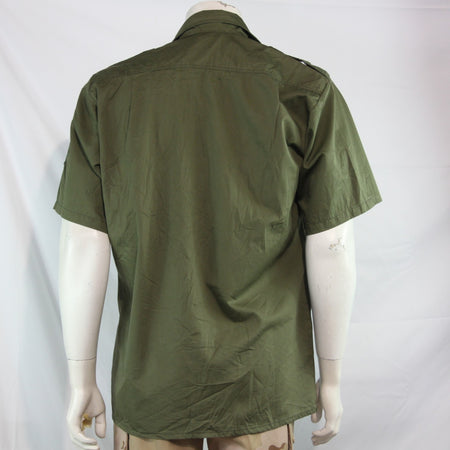 Croatian Short Sleeve Army Shirt Lightweight Badged Olive Genuine Surplus (4324)