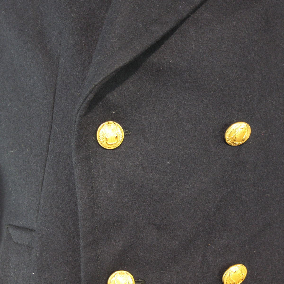 Mens French Airforce Overcoat Greatcoat Genuine Surplus 38-40" Chest (3513)