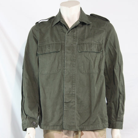 Field Shirt Belgian Army Olive Green Shirt Jacket Genuine Surplus (4389)