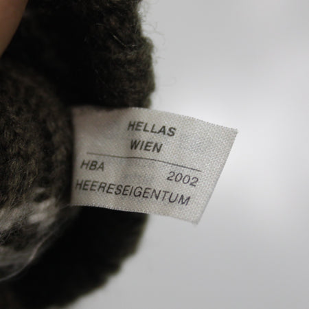 Austrian Army Knitted Gloves Olive Genuine Surplus Medium (3930)