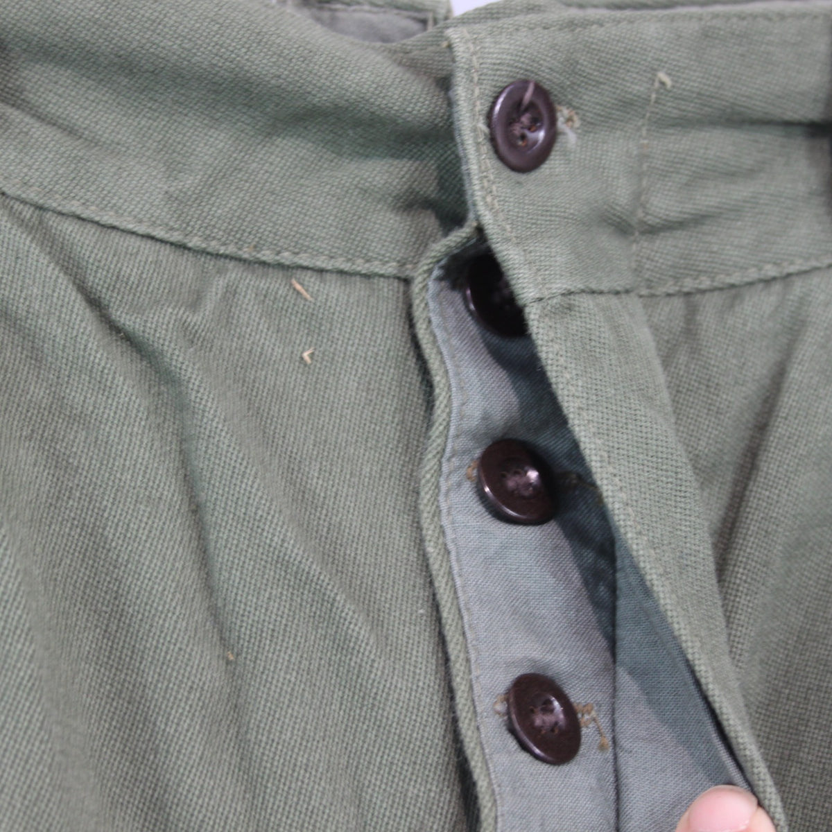 Genuine Surplus  Romanian Army Lightweight Olive Combat Trousers Knee Patch(3651