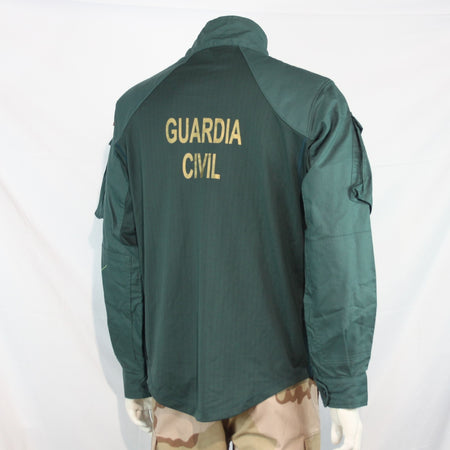 Genuine Surplus Spanish Police UBAC Shirt Bottle Green Tactical S/Grade (3181)