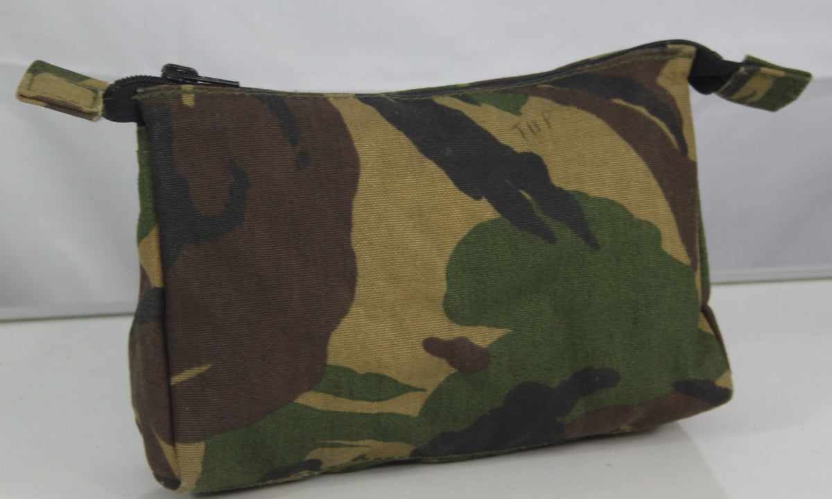 Genuine Surplus Dutch Army Toiletries Bag Wash Bag DPM Camo