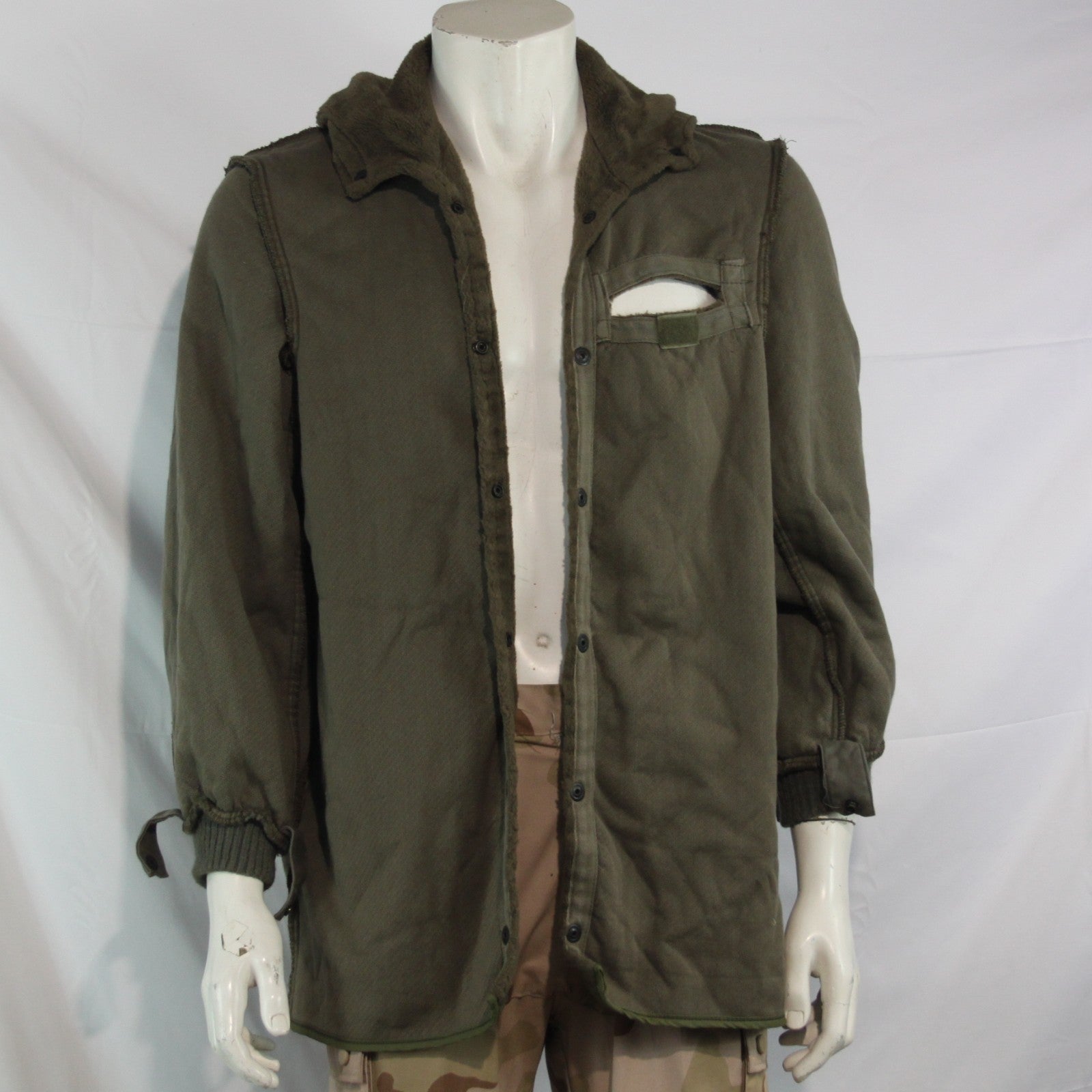 Genuine Surplus Dutch Army Parka Liner Military Thermal Warm Faux Fur (3715)