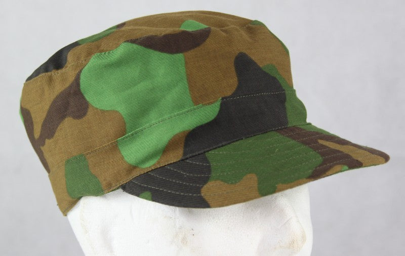 Jungle Camo Dutch Army Fatigue Cap  Genuine Surplus Forces Peak Hat