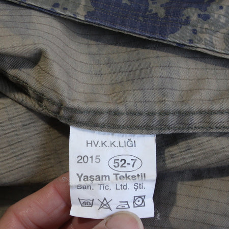 Turkish Airforce Shirt Lightweight Jacket Camouflage Genuine Surplus (4318)