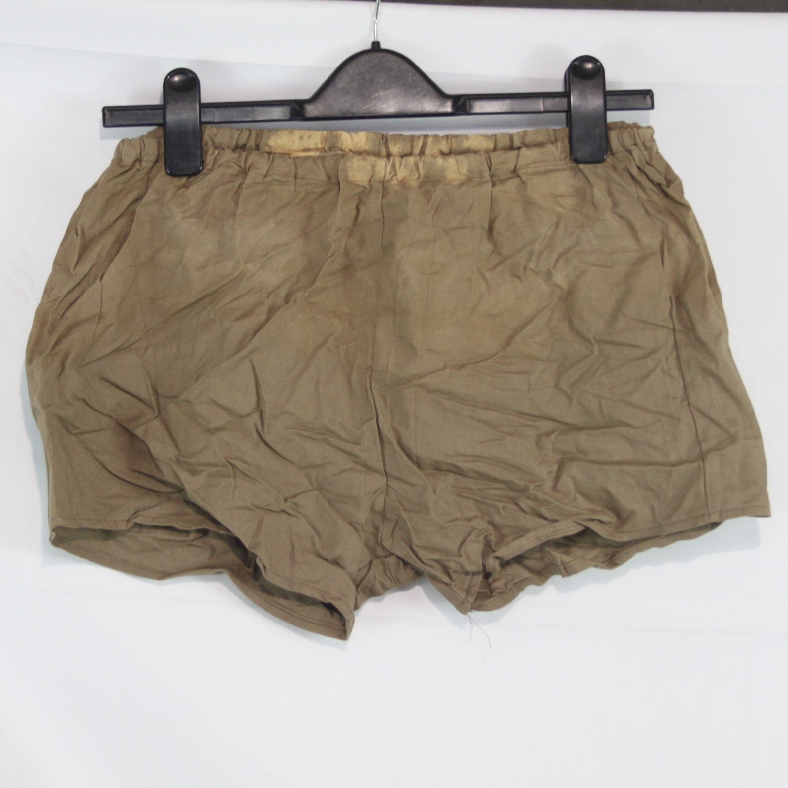 Vintage Czech Forces PT Shorts Brown Genuine Surplus Army FADED (4378)