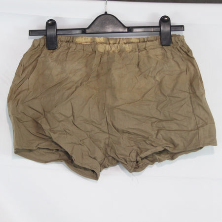 Vintage Czech Forces PT Shorts Brown Genuine Surplus Army FADED (4378)