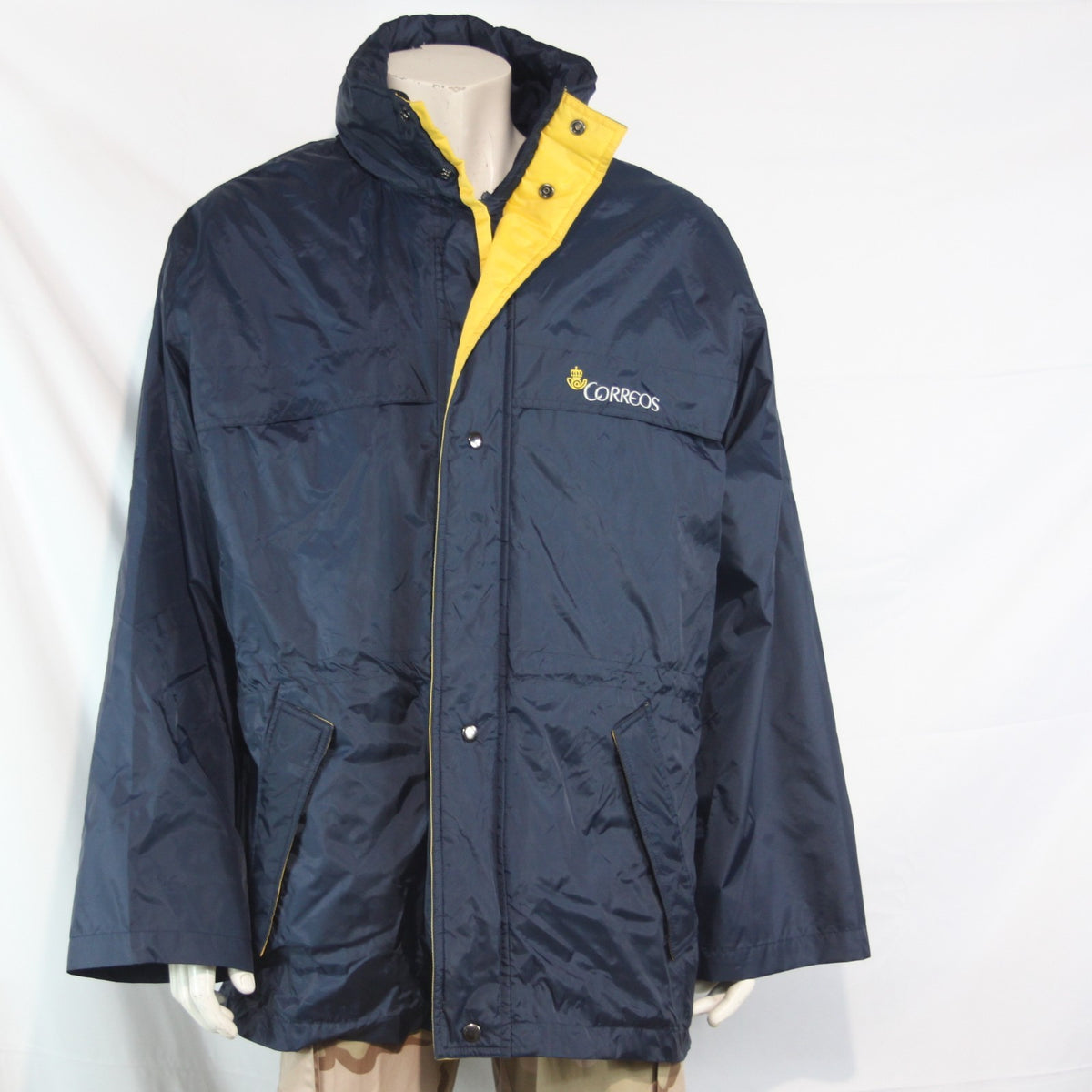 Mens Waterproof Breathable Raincoat SPanish Courier Jacket Genuine 46-48"(4025)