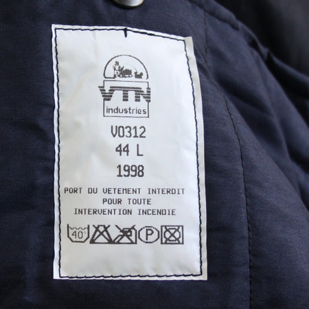 Genuine Surplus French Firefighters Waterproof Jacket 40-42" not fireproof 3361