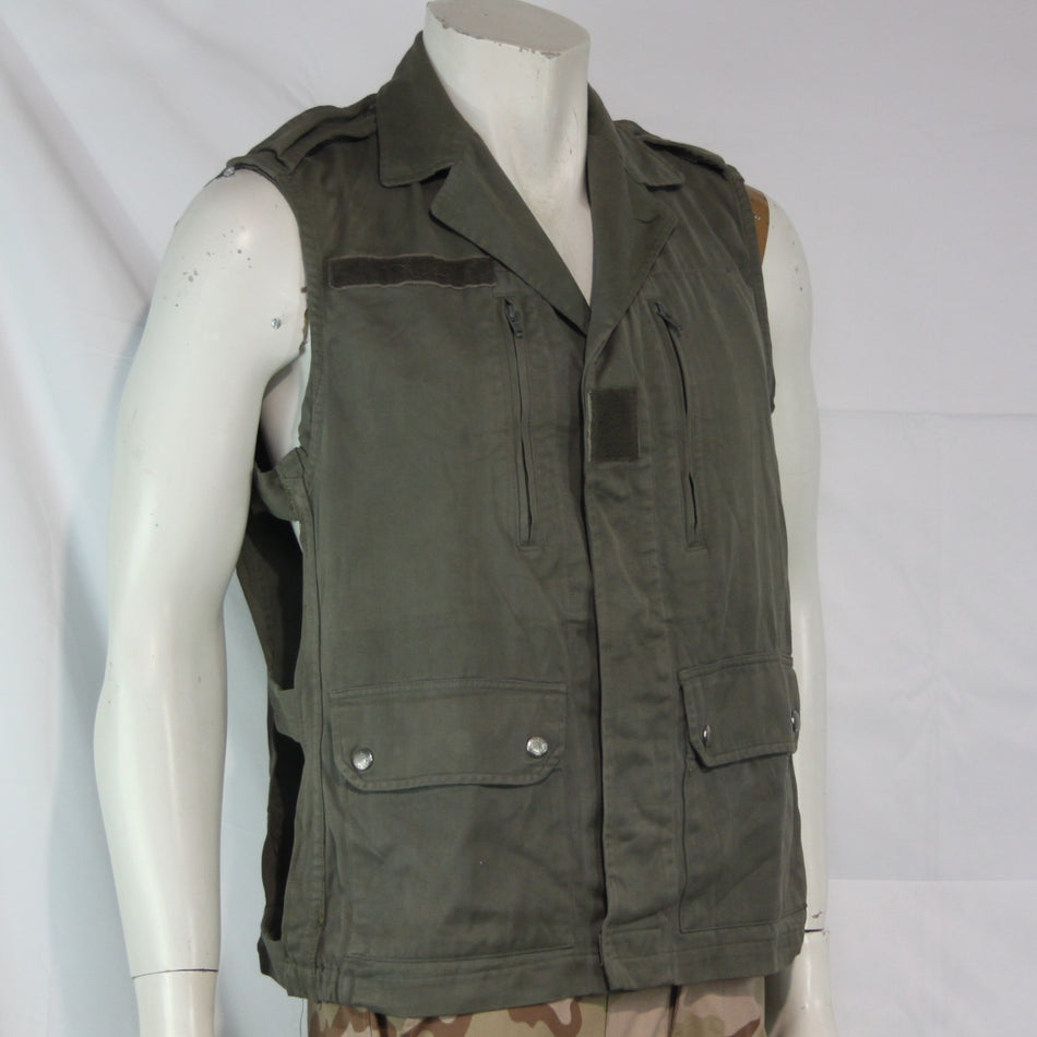 Genuine Surplus French Jacket Converted to Goa Gilet Open SideCanvas 38"  (4217)