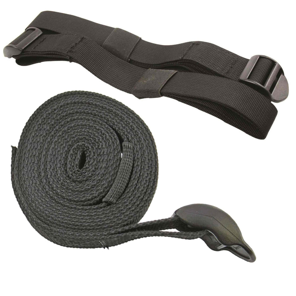 Highlander Utility Strap Black Webbing Buckle End Pack of 1