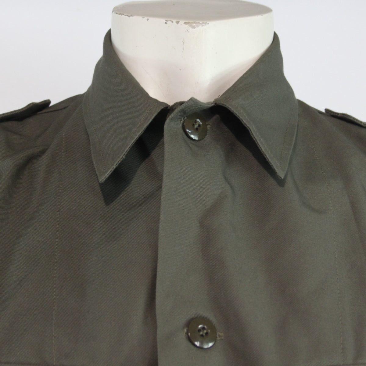 Genuine Surplus Dutch Airforce Olive Green Shirt Poly/Cotton  (4275)