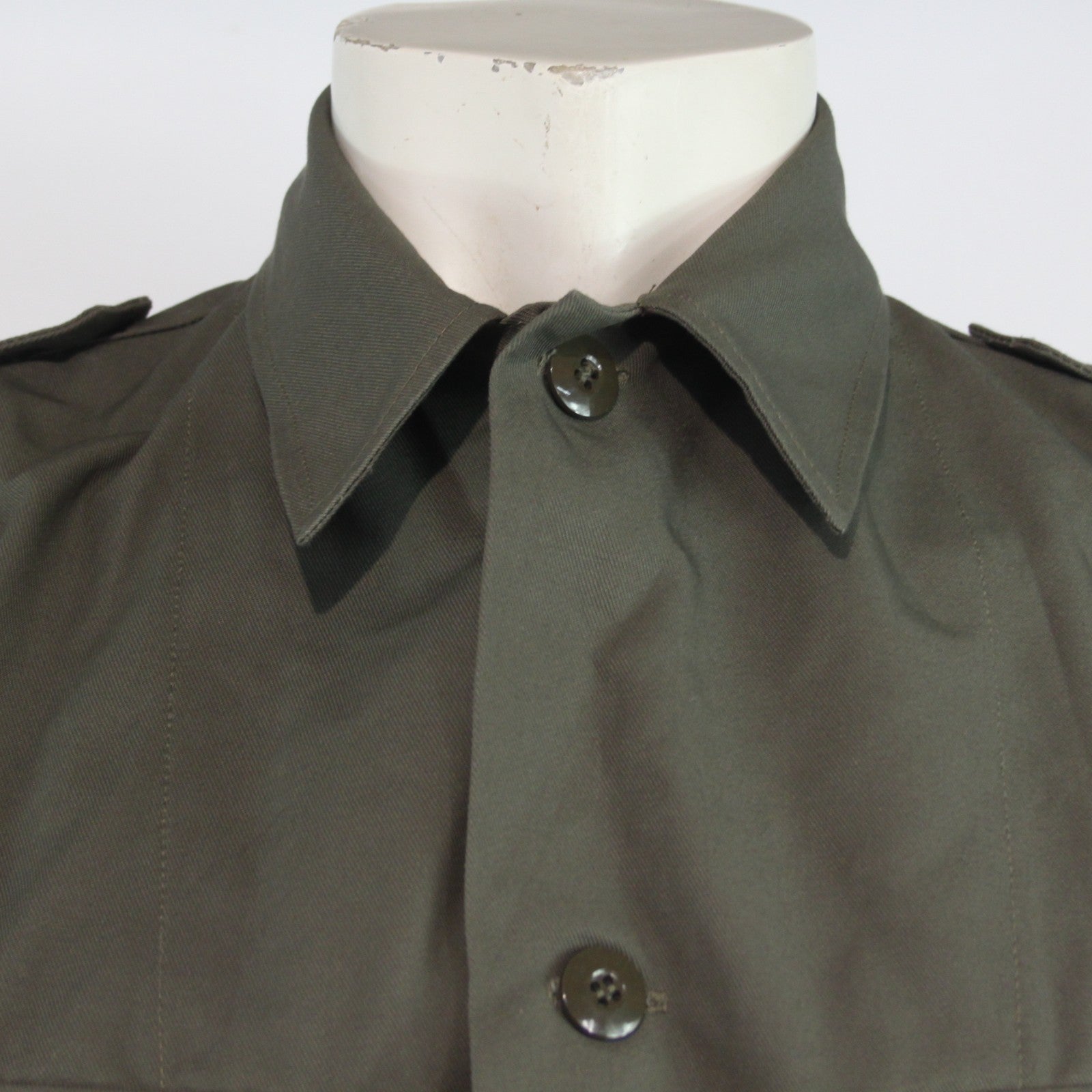 Genuine Surplus Dutch Airforce Olive Green Shirt Poly/Cotton  (4275)