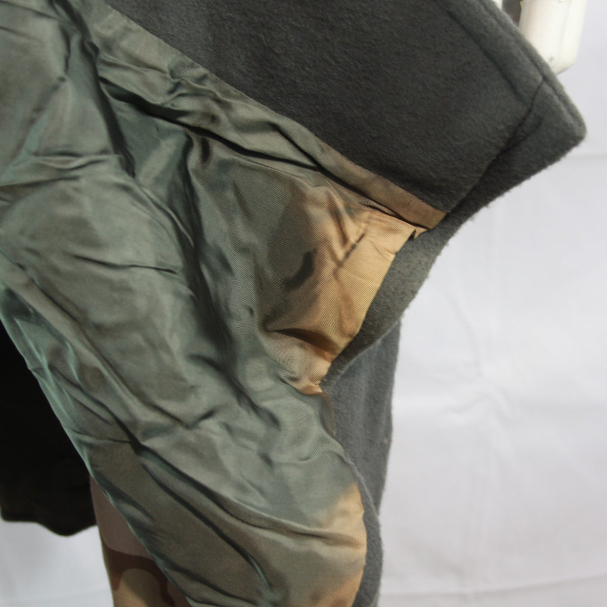 Rare Austrian Army Captains Greatcoat Grey Genuine Surplus Faded 36-38" (3794)