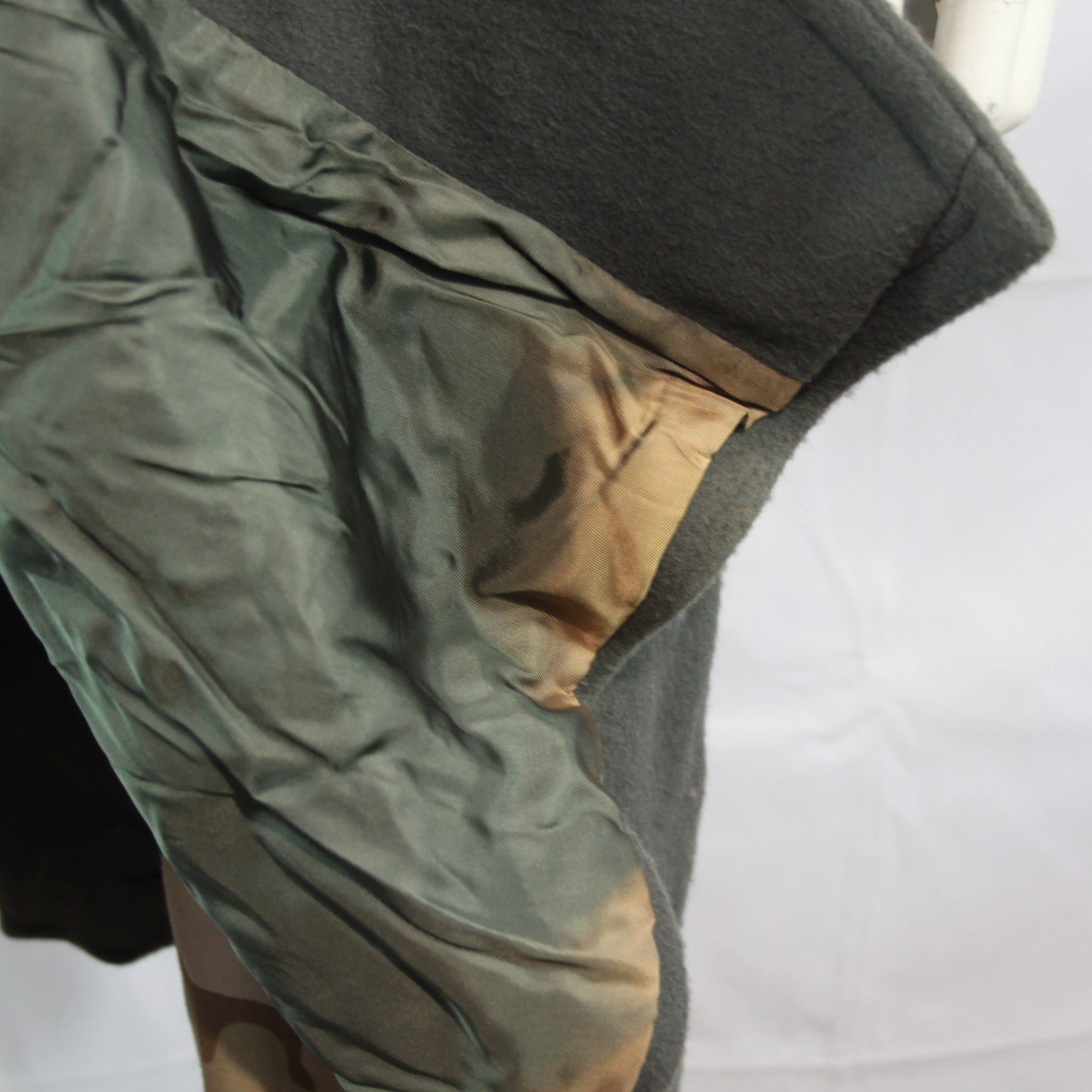 Rare Austrian Army Captains Greatcoat Grey Genuine Surplus Faded 36-38" (3794)