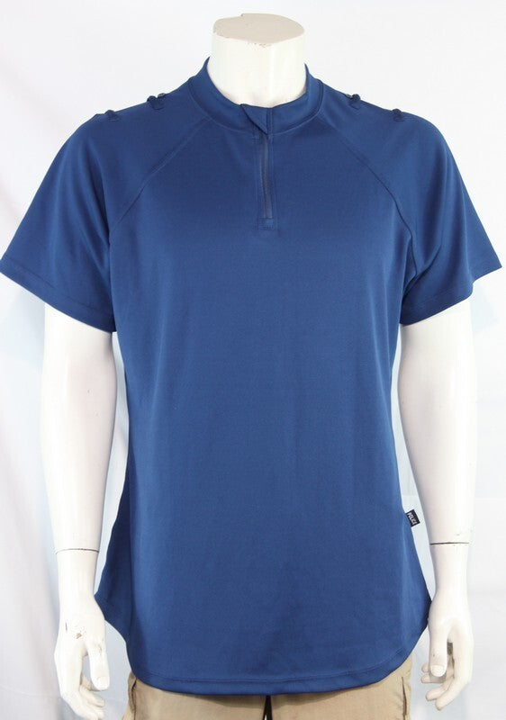 Genuine Surplus British Police Female Zip Neck Top T-Shirt (2217)