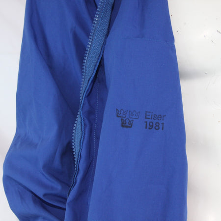 Vintage Tracksuit Top Swedish Army Jacket Genuine Surplus Polycotton 42" (3902)