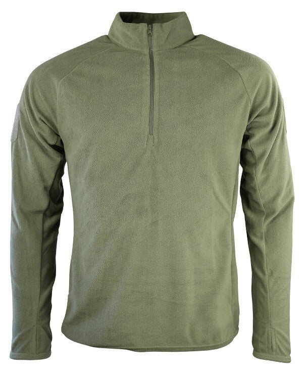 Kombat Alpha Mid-Layer Fleece Top Jumper Sweater Tactical Military