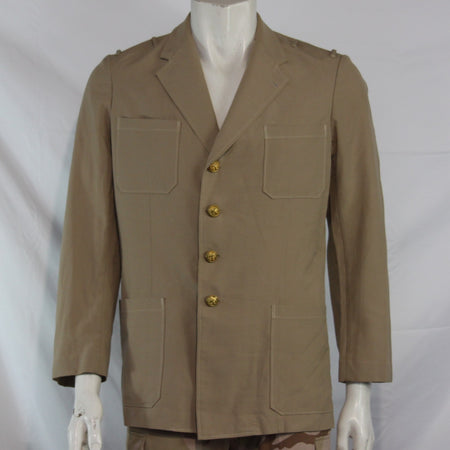 Genuine Surplus French Naval Dress Jacket Sand Grade 2 40" Chest (3490)