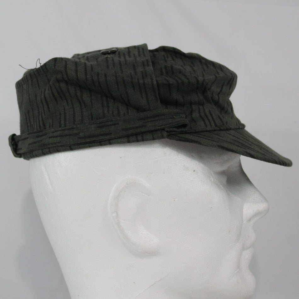 Czechoslovakian Vintage Army Hat Strichtarn 56cm Camouflage Genuine Surplus 3632