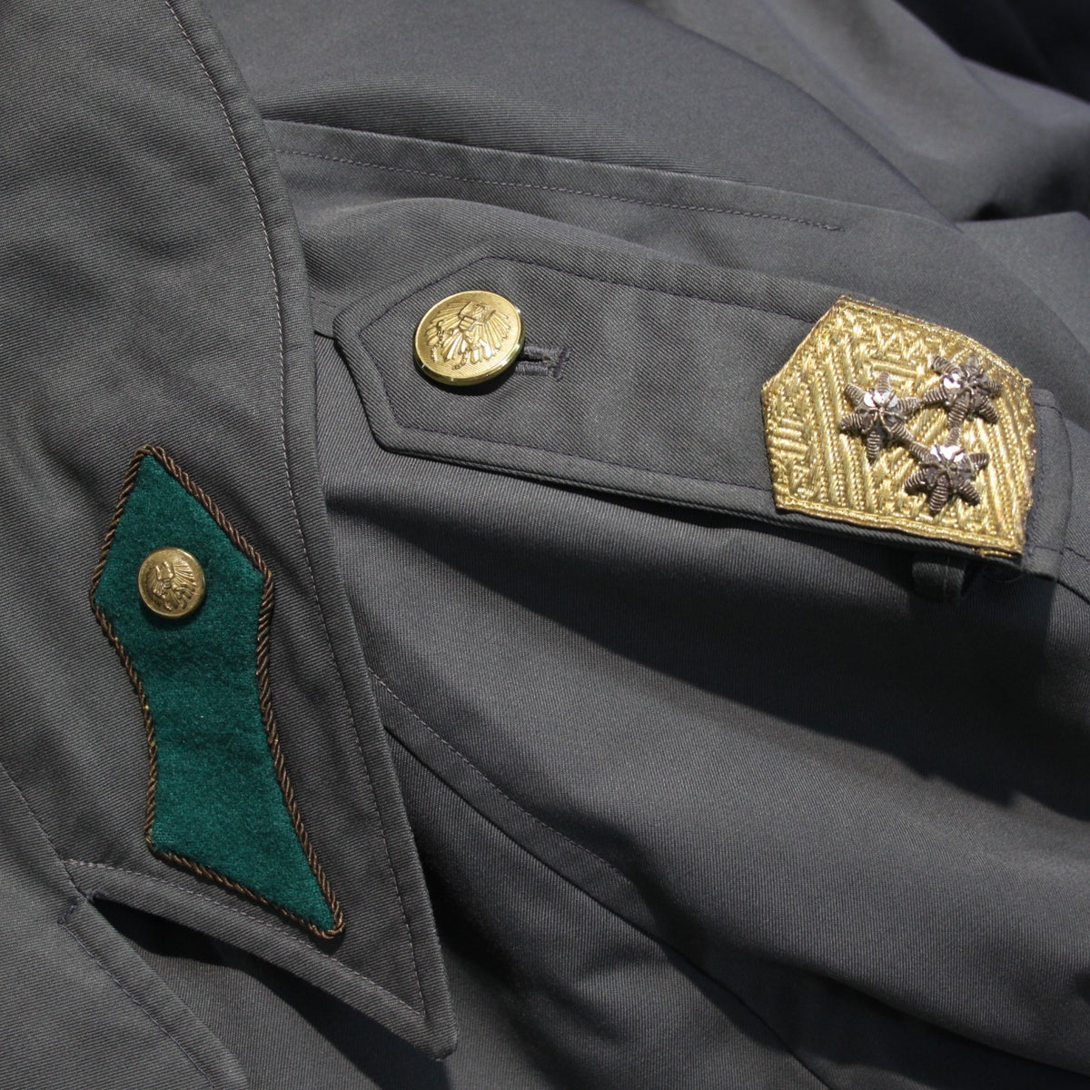 Austrian Army Lieutenant General Overcoat Raincoat Genuine Surplus 38-40" (3642)