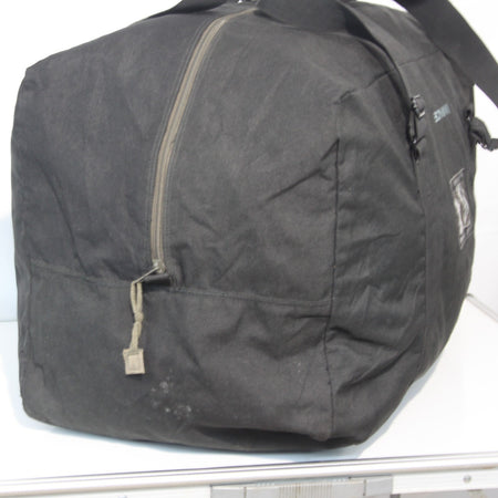 Bonowi Black Holdall Tough Large Cargo Bag Duffle Repaired 3846