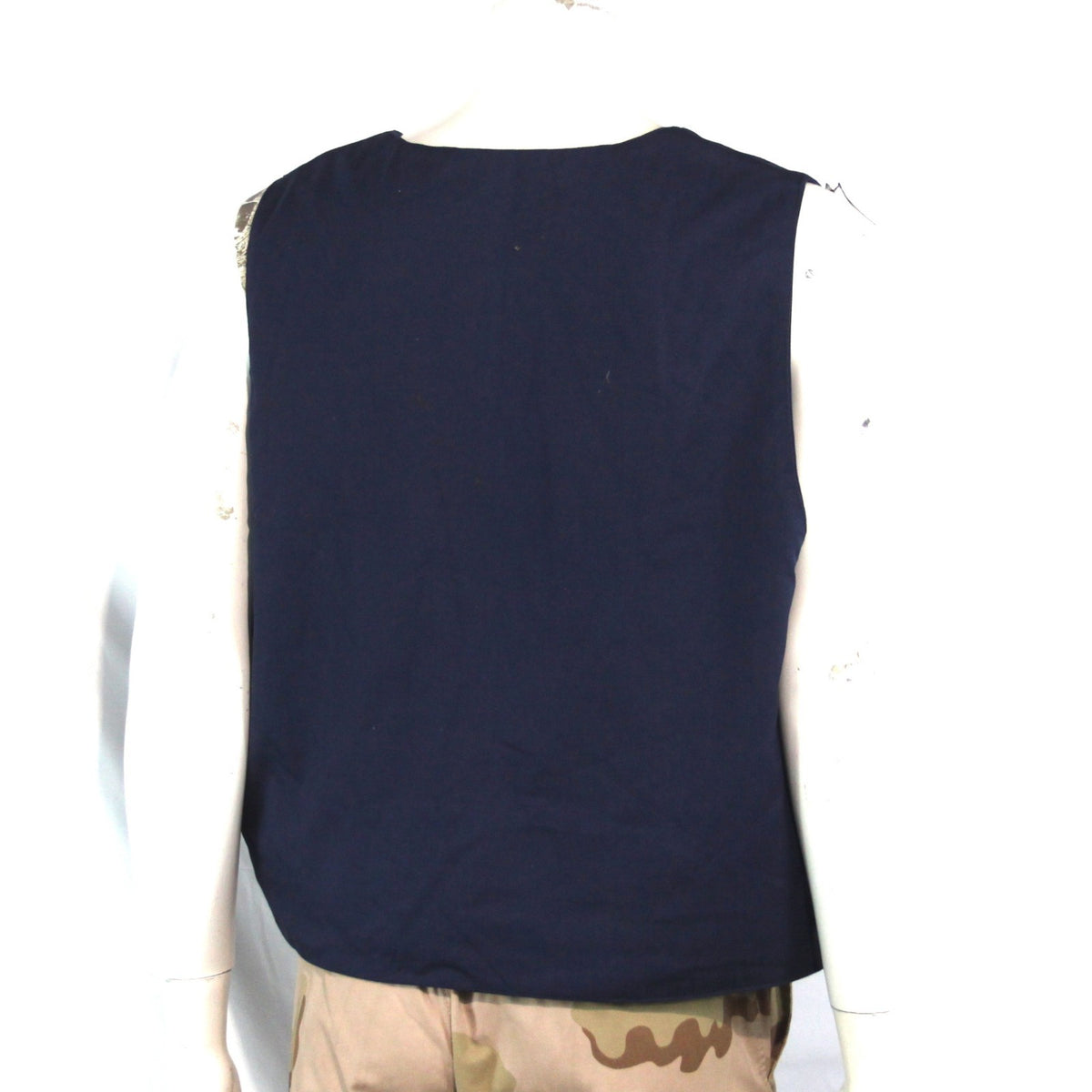 French Military Civilian Body Armour Cover Vest Blue Genuine Surplus L 3974