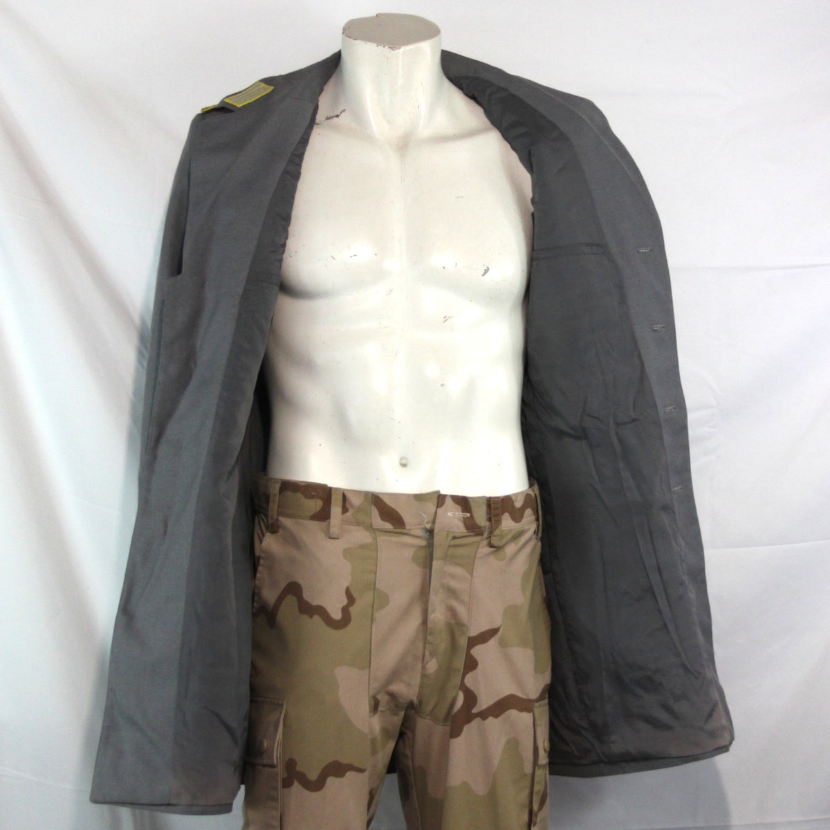 Genuine Surplus German Army Grey Dress Uniform Jacket Mens 40" Tall  (3592)