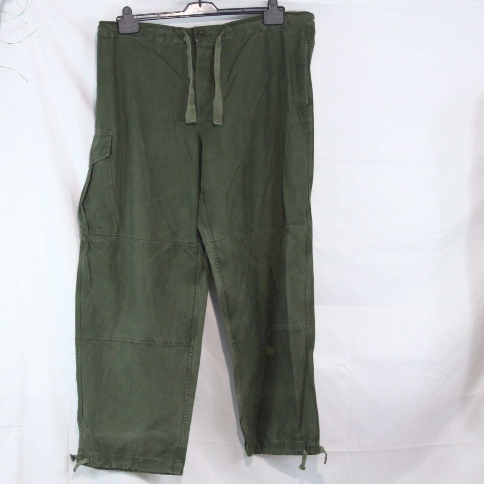 1980's Genuine Surplus Heavyweight Belgian Army Combat Trousers Repaired (3688)