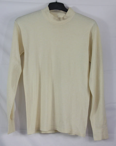 Genuine Surplus Austrian Aircrew Nomex Aramid Long Sleeve Thermal Top Cream 3786