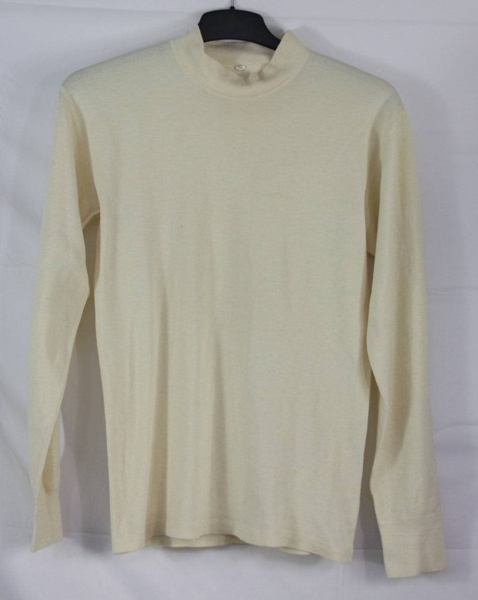 Genuine Surplus Austrian Aircrew Nomex Aramid Long Sleeve Thermal Top Cream 3786