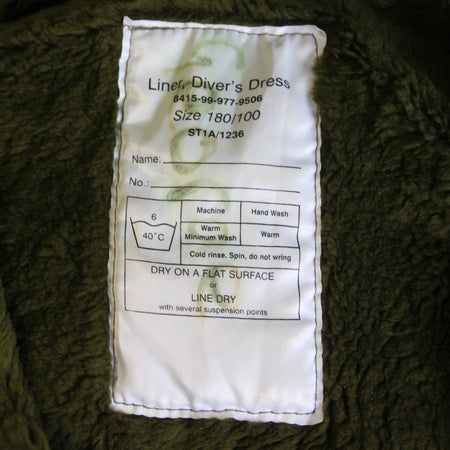 Genuine Surplus British Forces Divers Suit Thermal Fauxfur AllInOne 38-40"(3737)