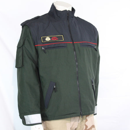 Genuine Surplus Austrian Police Patrol Jacket Wateproof Zip Off Sleeves (3362)