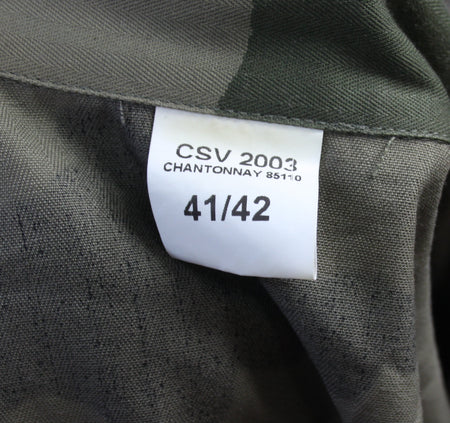 Genuine Surplus French Army Short Sleeve Shirt Warm Weather CCE Camouflage wood